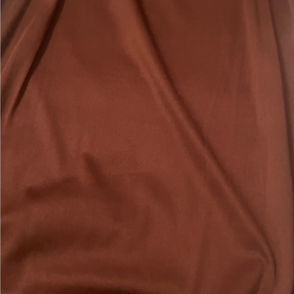 Tommy Hilfiger Red and Brown Long Sleeve Dress - Picture 3 of 5